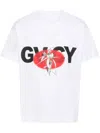Givenchy Crew Neck Floral Print T-shirt In White
