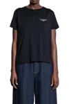 Givenchy Black Cotton Jersey Crewneck T-shirt In Black