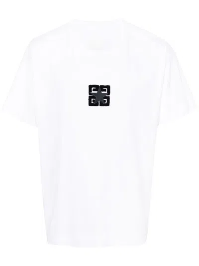 Givenchy 4g Stars Boxy Fit T-shirt In Cotton In White