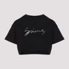 Givenchy Signature Logo Cropped T-shirt