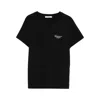 Givenchy Black Cotton Jersey Crewneck T-shirt In Black