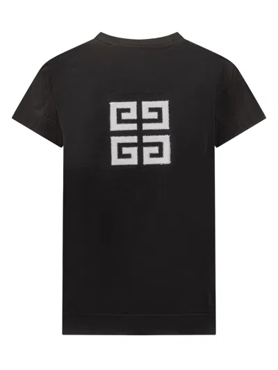 Givenchy T-shirts In Black/silvery