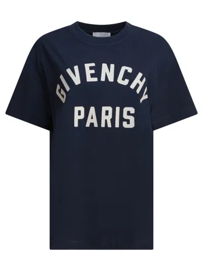 GIVENCHY GIVENCHY T-SHIRT WITH GIVENCHY PARIS LOGO