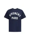 Givenchy Logo T-shirt In Blue
