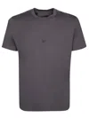 Givenchy Cotton T-shirt With Signature 4g Printed Pattern In Gray