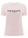 Givenchy Pink T-shirt With Logo Printed On The Front In Cottonr Woman