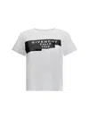 Givenchy White T-shirt With Lettering Logo On The Front In Cotton Woman In White