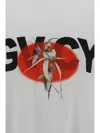 Givenchy Crew Neck Floral Print T-shirt In White