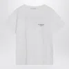Givenchy White Cotton Jersey Crewneck T-shirt In White