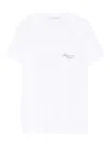 Givenchy White Crew Neck T-shirt With Logo On Front And Back In Cotton Woman In White