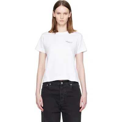 Givenchy ホワイト フィット Tシャツ In White
