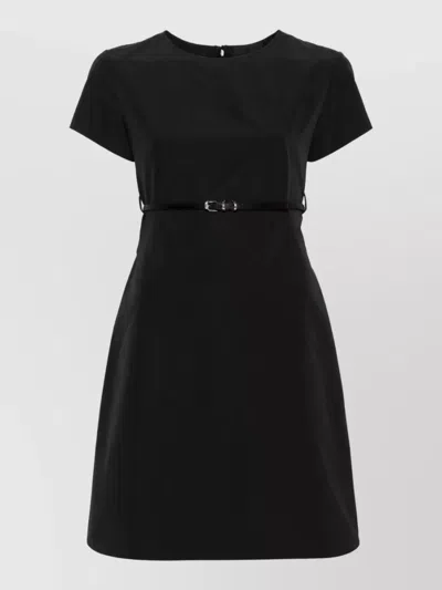 Givenchy Taffeta Mini Dress In Black