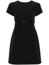 Givenchy Taffeta Voyou Dress In Black