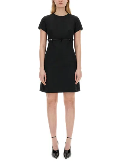 Givenchy Voyou Dress In Cotton Taffetas In Black