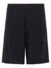 Givenchy Man Bermuda Shorts Man Black Bermuda Shorts In Blue