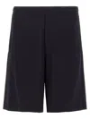 Givenchy Man Bermuda Shorts Man Black Bermuda Shorts In Blue