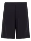 Givenchy Man Bermuda Shorts Man Black Bermuda Shorts In Blue