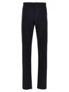 Givenchy Tailored Black Wool Blend Pants In Black