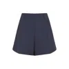 Givenchy Wool Shorts With Front Pleats And Pockets In Blue