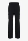 Givenchy Cotton Cargo Pant With Utility Pockets In Black