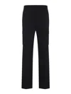 Givenchy Cotton Cargo Pant With Utility Pockets In Black