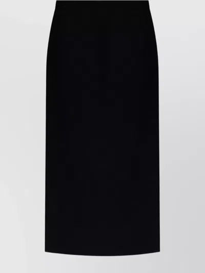 GIVENCHY TAILORED HIGH-WAISTED MIDI SKIRT WITH BACK PLEATS