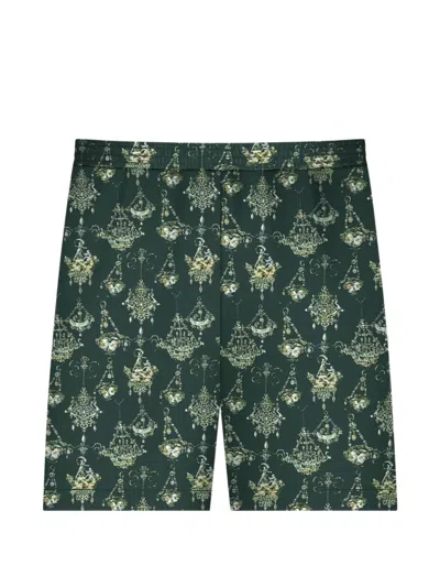 Givenchy Tailored Jogger Shorts_dark Green In Multi