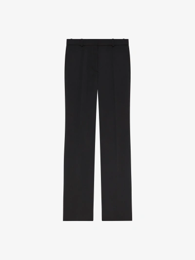 Givenchy Tailored Pants In Satin In Black