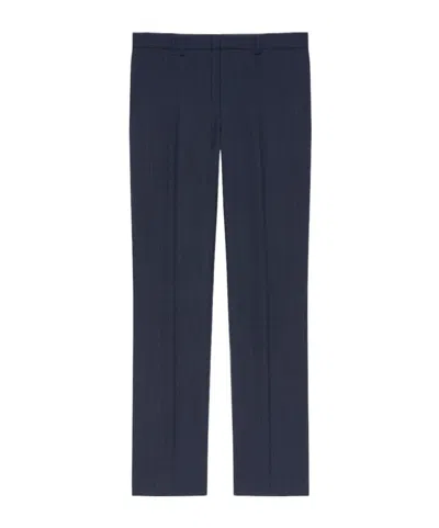 Givenchy Tailored Pants In Wool In Blue