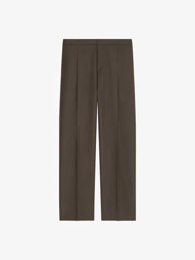 Givenchy Tailored Pants In Wool In Green