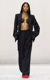 Givenchy Tailored Piece-dyed Wool Mohair Jacket In Black