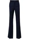 Givenchy Striped Wool Trousers In Black