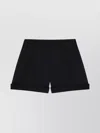 Givenchy Tailored Pleated Wool Shorts Pockets In Black