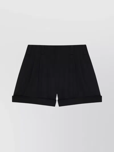 GIVENCHY TAILORED PLEATED WOOL SHORTS POCKETS