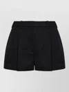 Givenchy Tailored Shorts Belt Loops And Pleats In Black