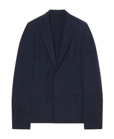 Givenchy Tailored Single-breasted Blazer In Blue