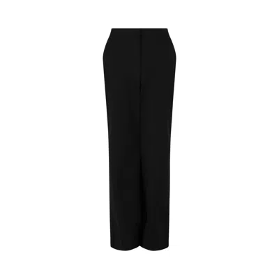 Pre-owned Givenchy Tailored Wide-leg Pants 'black' | Women's Size 40
