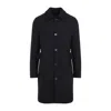 Givenchy Tailored Wool Blend Coat In Black