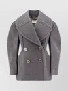 Givenchy Tailored Wool Jacket Double Buttons In Gray