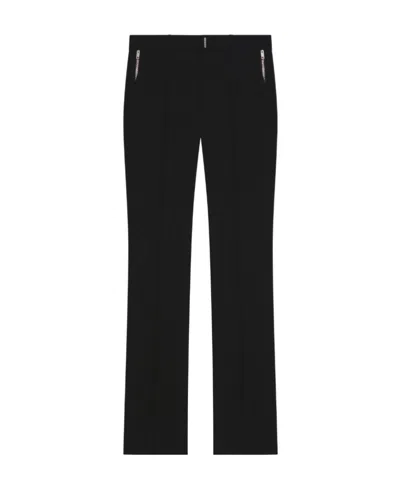 Givenchy Tailored Wool-mohair Blend Trousers In Black