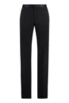 Givenchy Men's Tailored Wool Trousers In Black