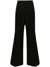 Givenchy High-waist Palazzo Trousers In Black  