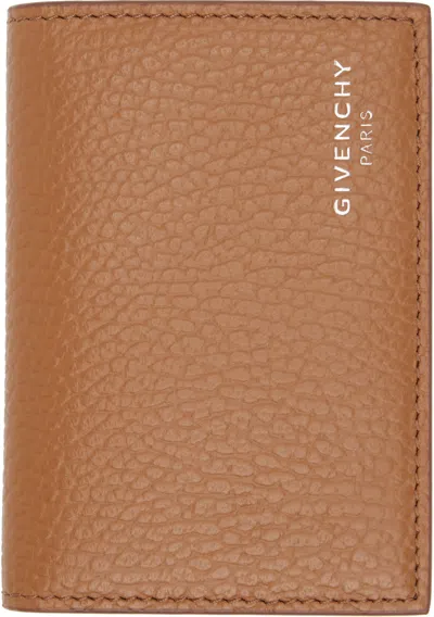 Givenchy Tan Flap Card Holder
