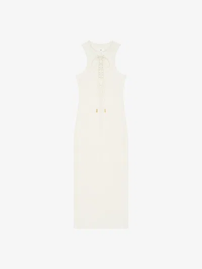 Givenchy Tank Dress In Cotton With Laces