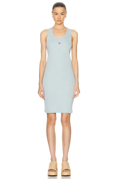 Givenchy Tank Dress In Cotton With 4g Detail In White