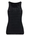 Givenchy Slim Tank Top In 4g Jacquard In Black