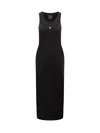 Givenchy Embellished Ribbed Stretch-cotton Midi Dress In Black