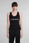 GIVENCHY TANK TOP IN BLACK COTTON