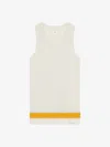 Givenchy Crocheted Round Collar Vest In White