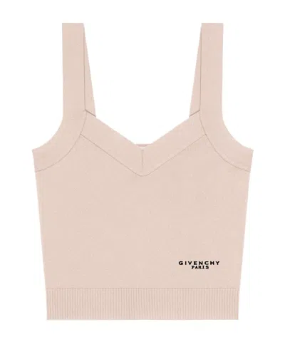 Givenchy Tank Top In Wool And Cashmere In Neutral